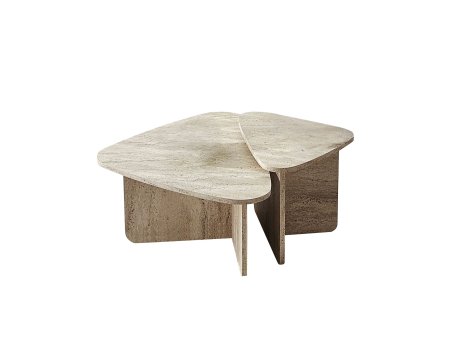 HANAH HOME Set za kafu Ballare Set Travertine (552NOS2575)