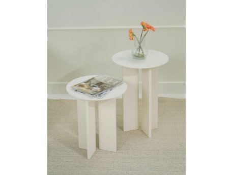 HANAH HOME Set stolova za kafu Leo (55 + 45) Cream
