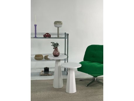 HANAH HOME Set stolova za kafu Lilyum (57 + 47) White (313RTX1126)