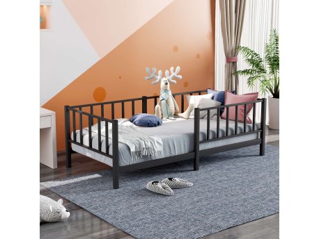 HANAH HOME Babi Bedstead Montessori  Black 90x190