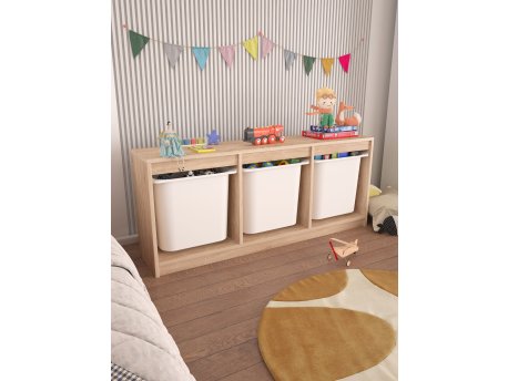 HANAH HOME Višenamenska komoda Tidy Sonomo White