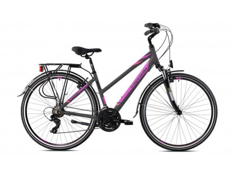 CAPRIOLO Roadster Tour W 28'' sivo-pink (923611-22)