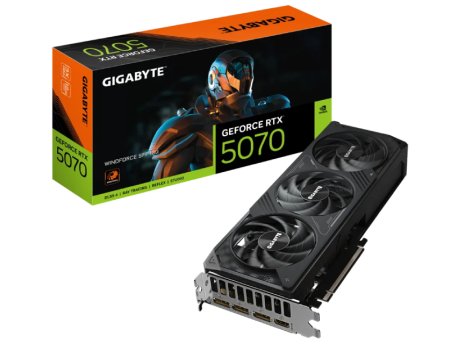 GIGABYTE NVidia GeForce RTX 5070 WINDFORCE 12GB 192bit GV-N5070WF3-12GD rev. 1.0 grafička karta