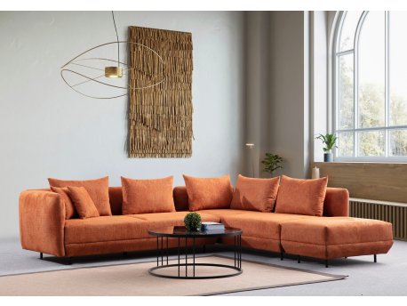 Atelier del Sofa Ugaona garnitura Floransa Orange