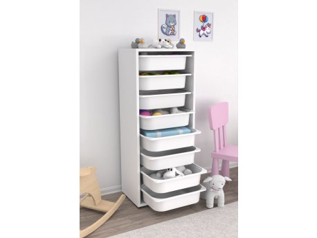 HANAH HOME Višenamenska polica Cara 8N White