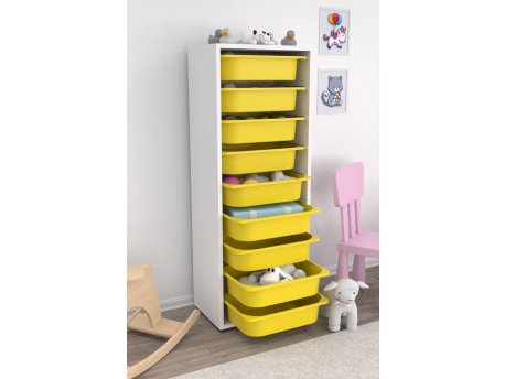 HANAH HOME Višenamenska polica Zola 9N White Yellow