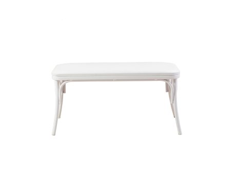 HANAH HOME Klupa Oliver Bench White (869VEL8115)
