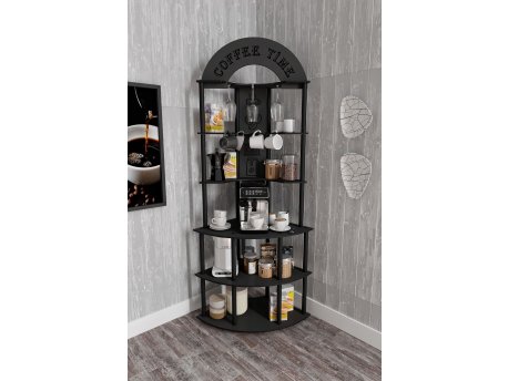 HANAH HOME Coffee Stand Risstretto Black (282PTR1313)