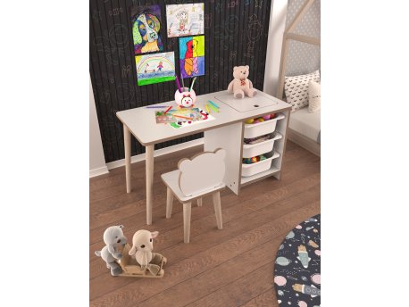 HANAH HOME Dečiji stoni set Soho White (768ESL1705)