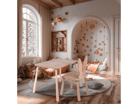 HANAH HOME Dečiji stoni set boja hrasta AKTV059 (160RSW1109)