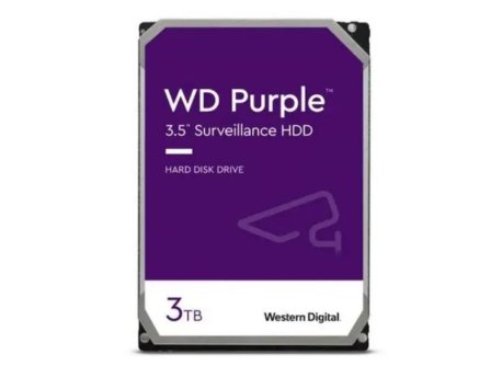 WESTERN DIGITAL 3TB Purple 3.5'' SATA III 256MB IntelliPower WD33PURZ