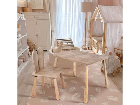 HANAH HOME Dečiji stoni set boja hrasta AKTV061 (160RSW1107)