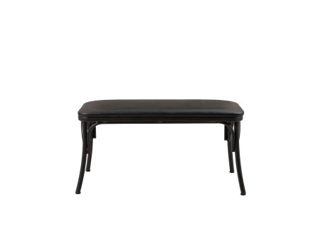 HANAH HOME Klupa Oliver Bench Black (869VEL8116)