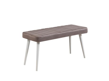HANAH HOME Klupa Stormi Bench White Grey (869VEL5281)