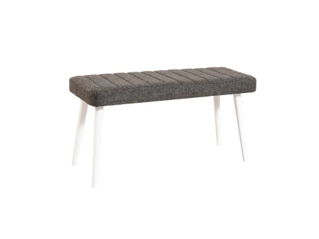 HANAH HOME Klupa Stormi Bench White Anthracite (869VEL5265)