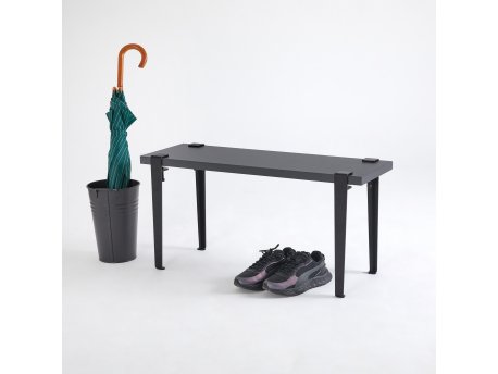 HANAH HOME Klupa Khalkeus Anthracite Black (631LGG1222)