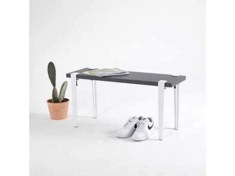 HANAH HOME Klupa Khalkeus Anthracite White (631LGG1223)