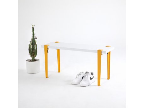 HANAH HOME Klupa Khalkeus White Yellow (631LGG1229)