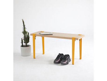 HANAH HOME Klupa Khalkeus Wooden Yellow (631LGG1234)