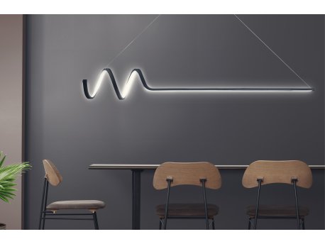 OPVIQ LED luster Waterwave Black Body White Light