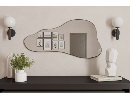 HANAH HOME Ogledalo Seilla Black (116SAM1241)