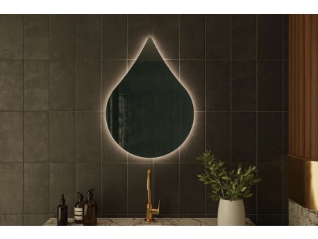 HANAH HOME Ogledalo oblika kapljice Damla White