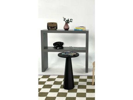 HANAH HOME Side Table Lilyum 57 Black