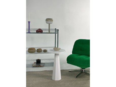 HANAH HOME Side Table Lilyum 57 White