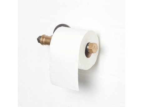 HANAH HOME Pipe Hook čiviluk u crno - zlatnoj boji Boruraf171