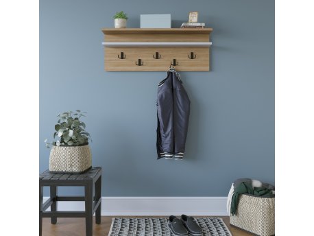 HANAH HOME Coat Hanger zidna vešalica Rolker White