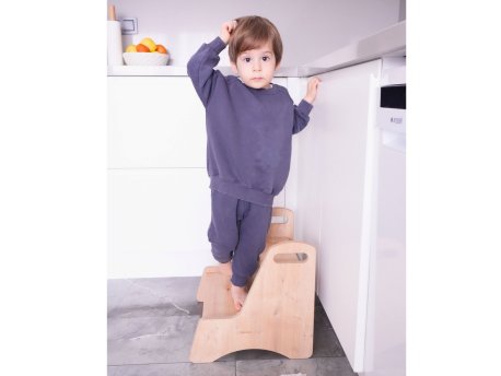 HANAH HOME Dečije stepenice Steps braon boja