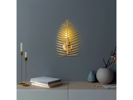 OPVIQ Vall Lamp zidna lampa u zlatnoj boji Leaf 15322
