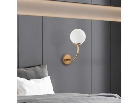 OPVIQ Vall Lamp zidna zlatna lampa Sferıs 15030