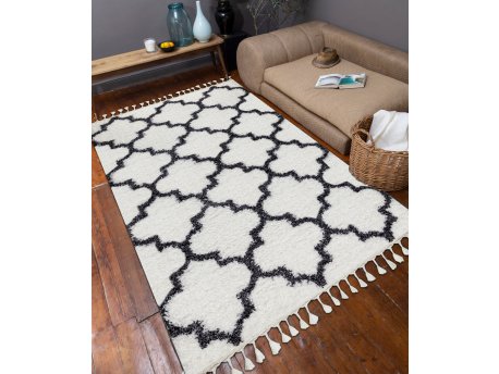 Conceptum Hypnose Tepih (200x290) 1573C White Anthracite