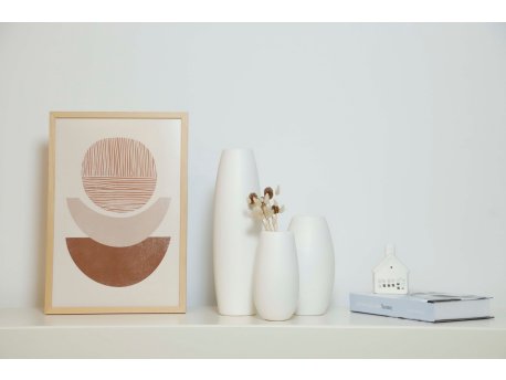 WALLXPERT Vaza Roll Set White
