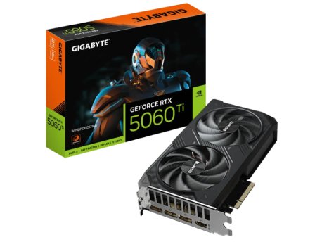 GIGABYTE GeForce RTX 5060 Ti WINDFORCE 16GB 128bit GV-N506TWF2-16GD