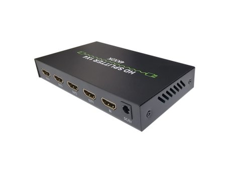 Xwave HDMI spliter 1x In na 4x Out 4Kx2K Activ,1-in 4-out