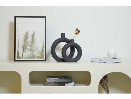 WALLXPERT Vaza Rings Set Anthracite