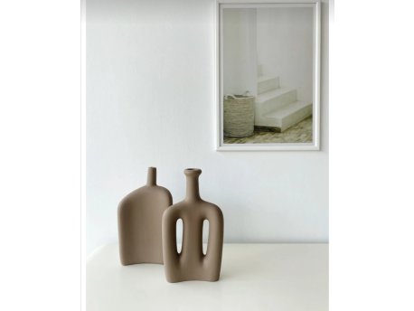WALLXPERT Vaza set Lotus Brown