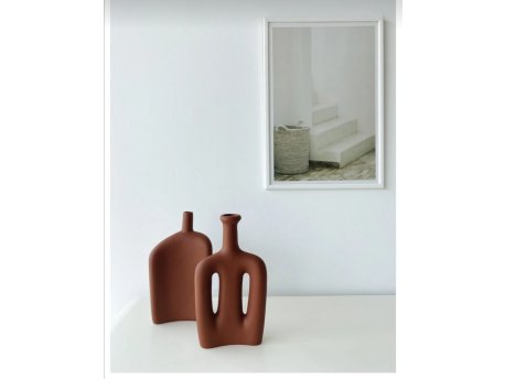 WALLXPERT Vaza set Lotus Tile Red