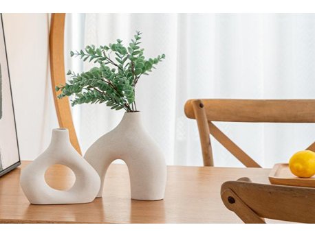 WALLXPERT Vaza set Iskandinav Cream
