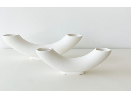 WALLXPERT Vaza set bela CY0198