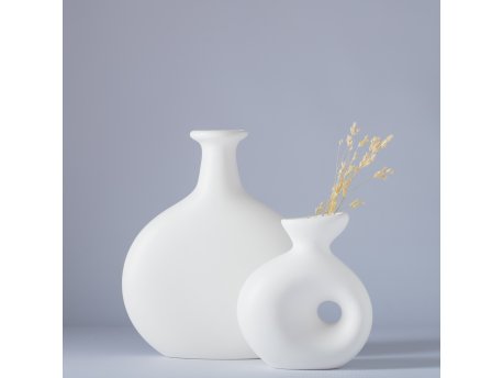 WALLXPERT Vaza Delta Capella Set White