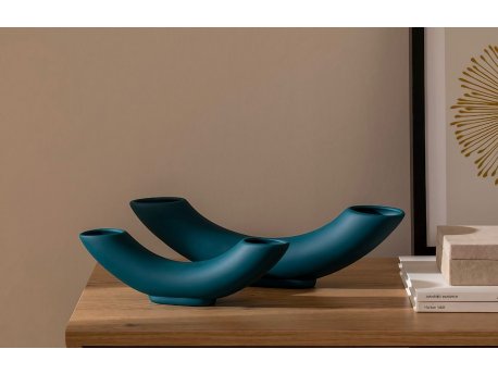 WALLXPERT Vaza set Petrol Green CY0195