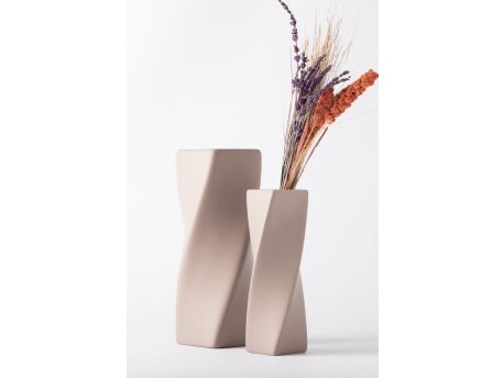 WALLXPERT Vaza Sprial Set Mink