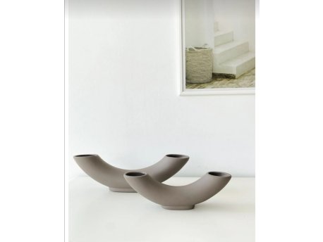WALLXPERT Vaza Horn Set Mink