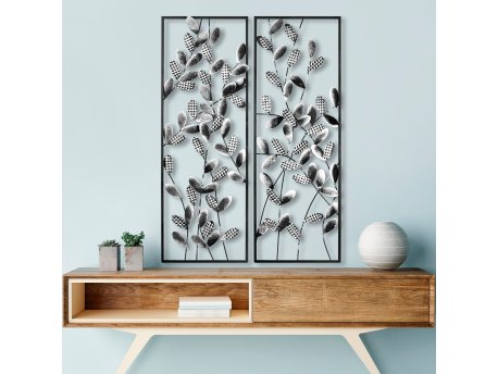 WALLXPERT Dekorativni metalni zidni pribor Olips multicolor