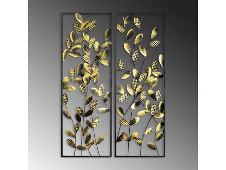 WALLXPERT Dekorativni metalni zidni pribor multicolor Olips 2