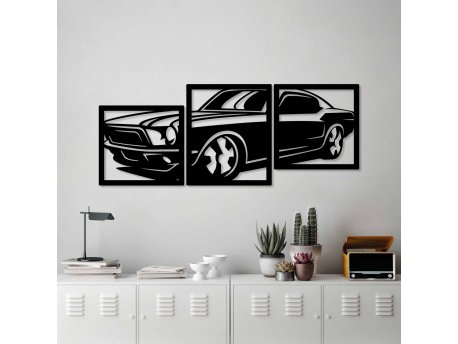 WALLXPERT Dekorativni metalni zidni pribor Must Trio B