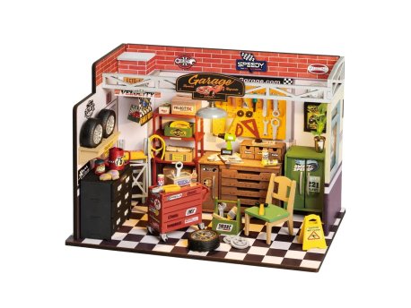 Robotime Garage Workshop, drvena maketa